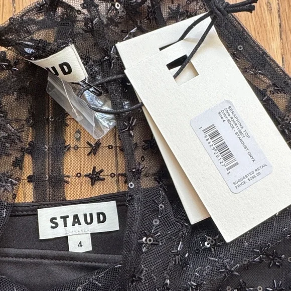 STAUD Seraphina Top - Onyx - Picture 2 of 4